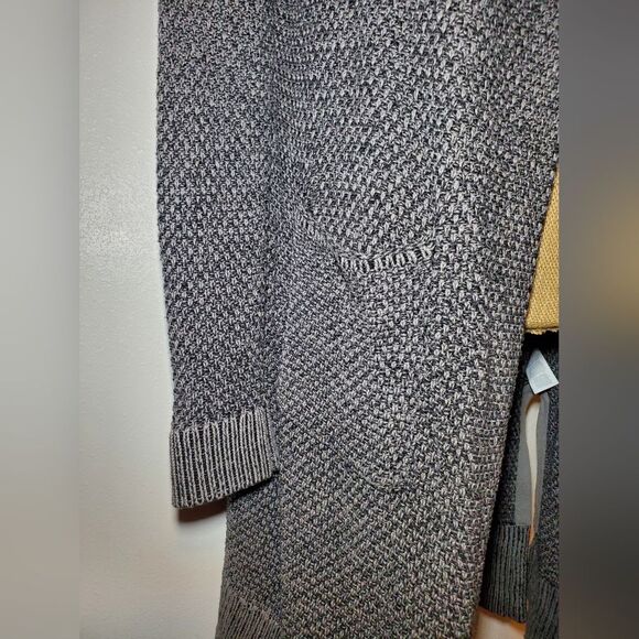 CAbi Lara Longline Duster Cardigan Sweater Gray Size Medium - Picture 5 of 12